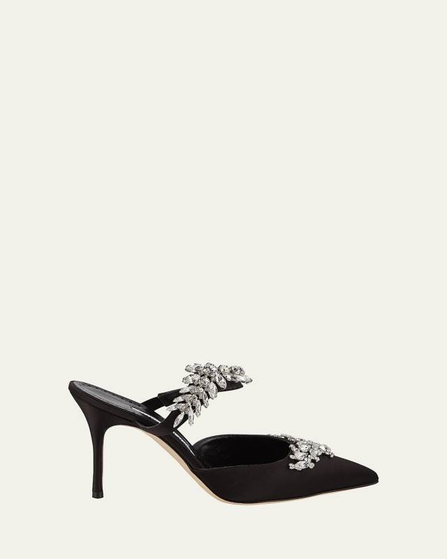 Lurum Crystal-Embellished Mules